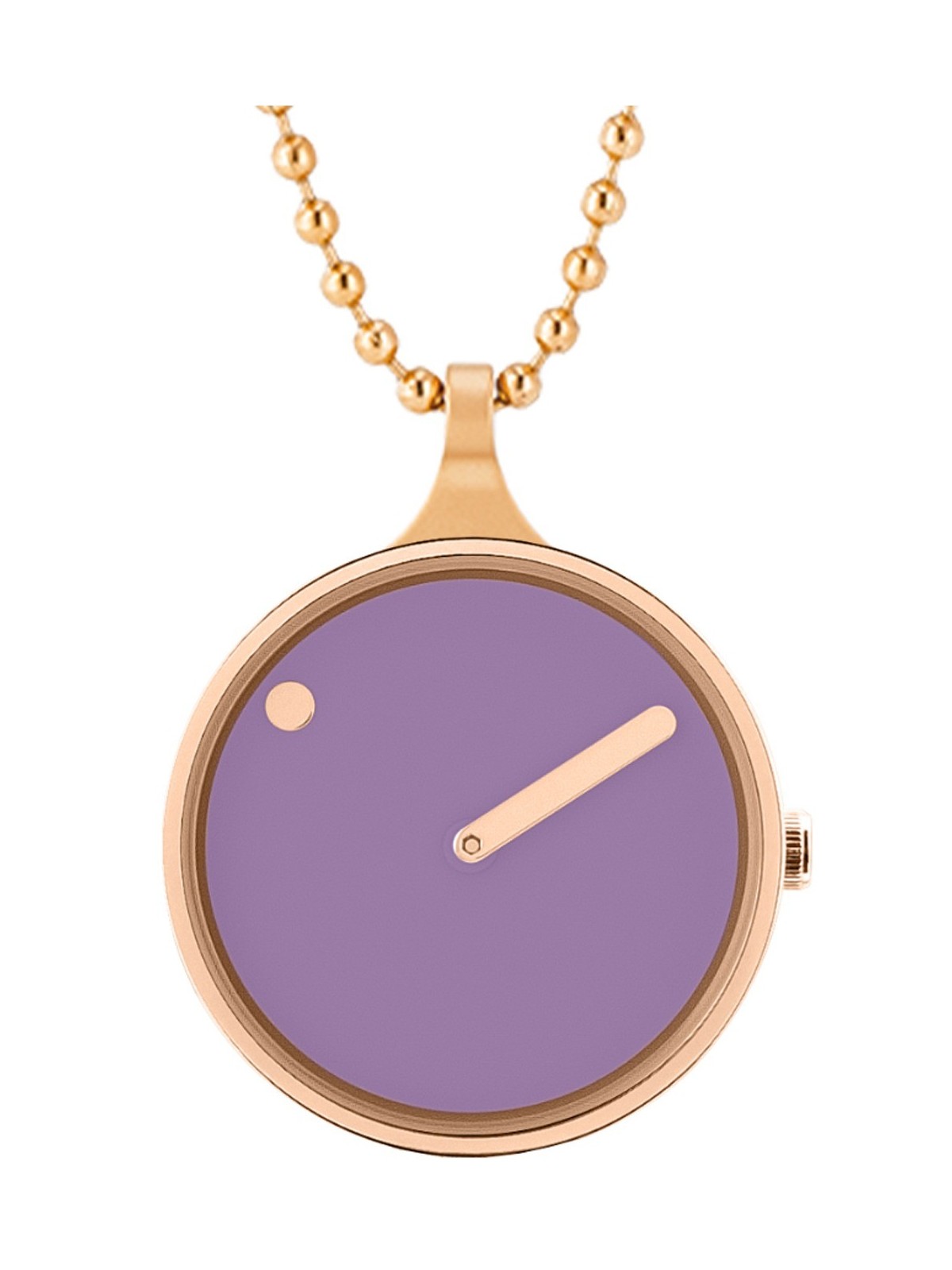 Picto 43303-9012R Ladies Watch Violet Glow Necklace 30mm 5ATM