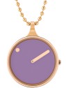 Picto 43303-9012R Ladies Watch Violet Glow Necklace 30mm 5ATM