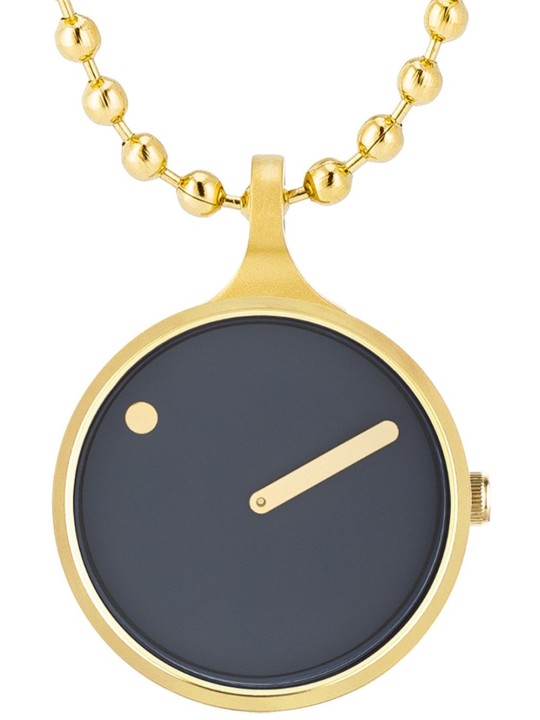 Picto 43317-9012G Gold Necklace 30mm 5ATM