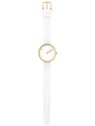 Picto 43320-0212G Ladies Watch White Silicone 30mm 5ATM