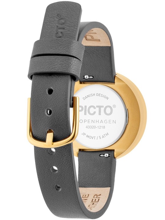 Picto 43320-6212G Ladies Watch Thunder Grey 30mm 5ATM