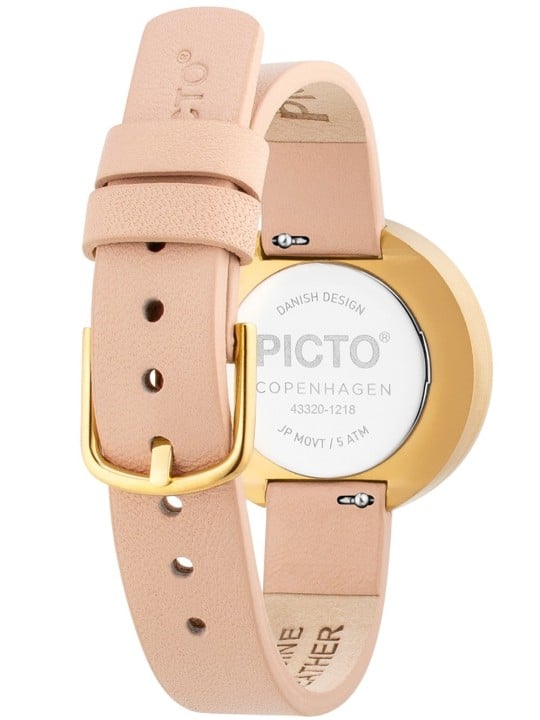 Picto 43320-6312G Ladies Watch Nude Pink 30mm 5ATM