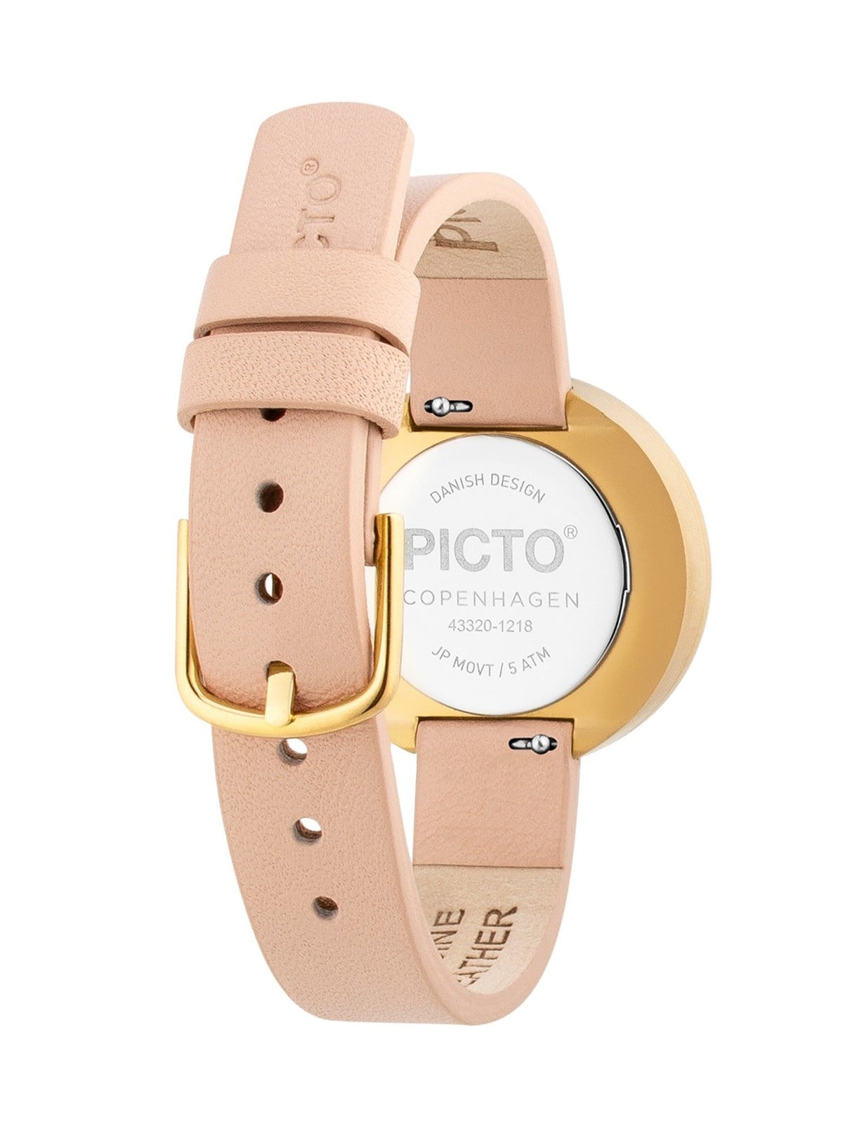Picto 43320-6312G Ladies Watch Nude Pink 30mm 5ATM