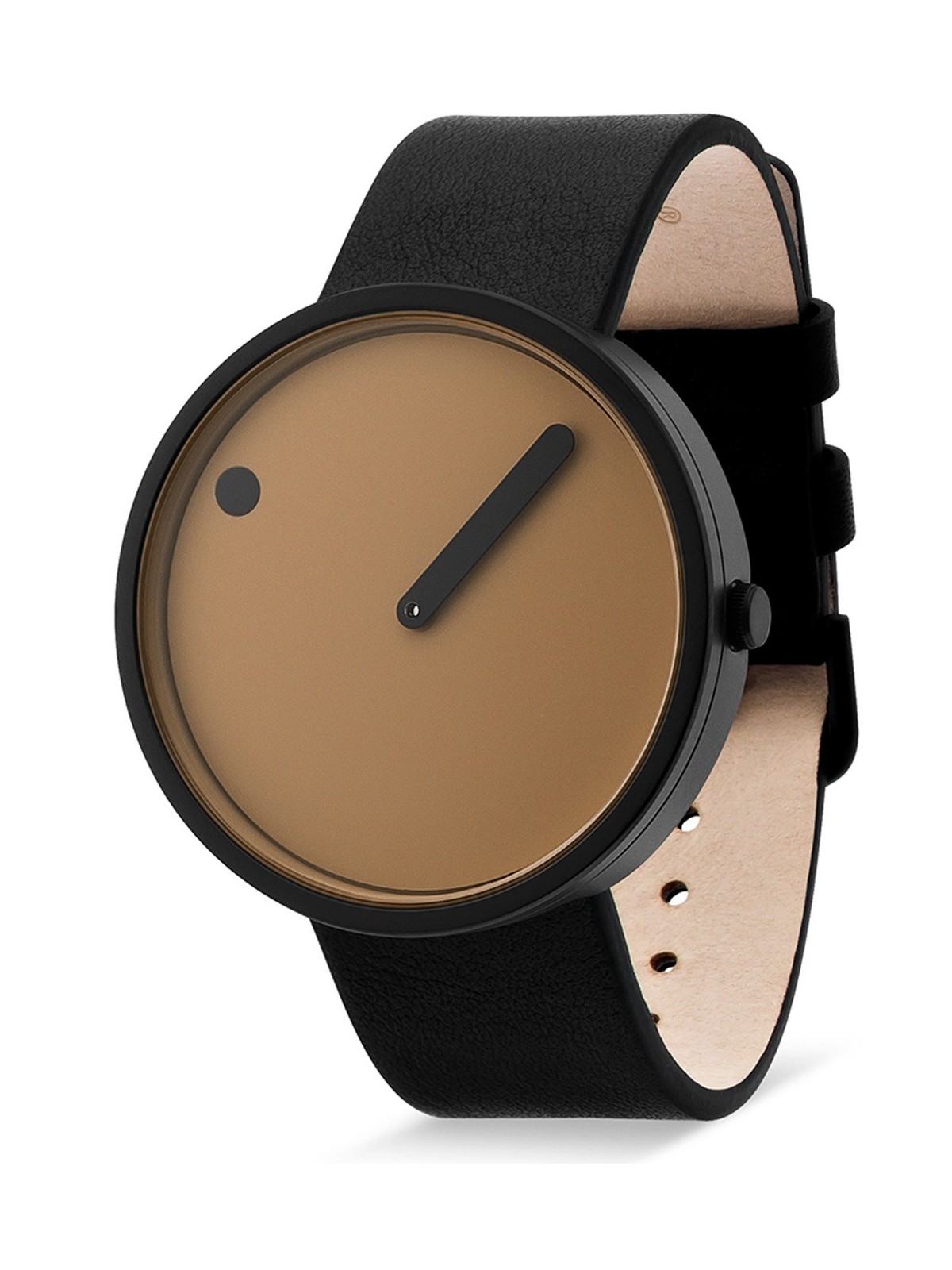 Picto 43349-4120B Unisex Cappucciono Brown 40mm 5ATM
