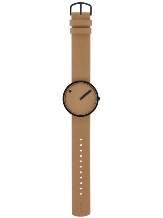 Picto 43349-4820B Unisex Cappucciono Brown 40mm 5ATM