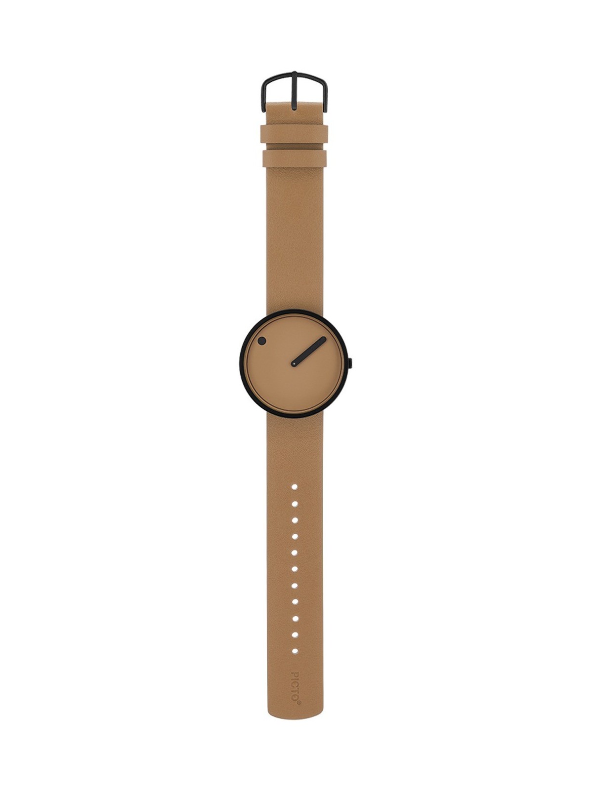 Picto 43349-4820B Unisex Cappucciono Brown 40mm 5ATM