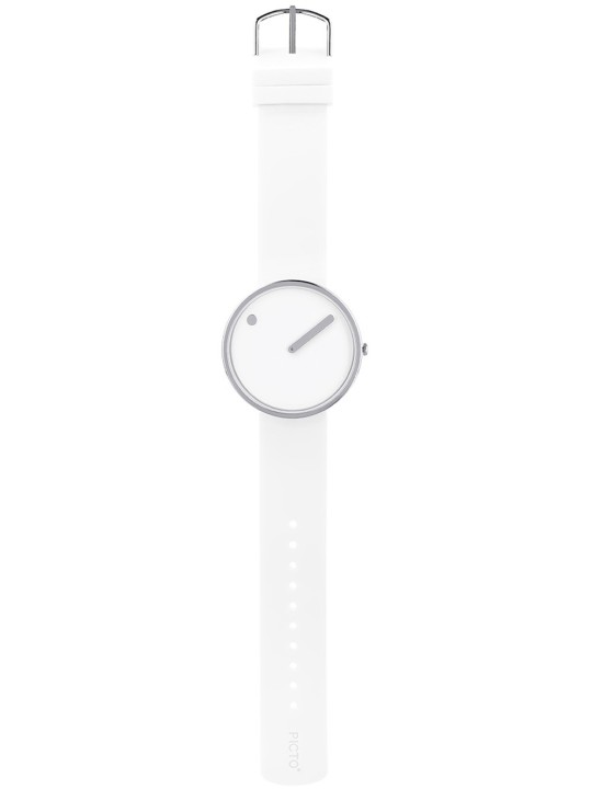 Picto 43364-0220S Unisex White Silicone 40mm 5ATM