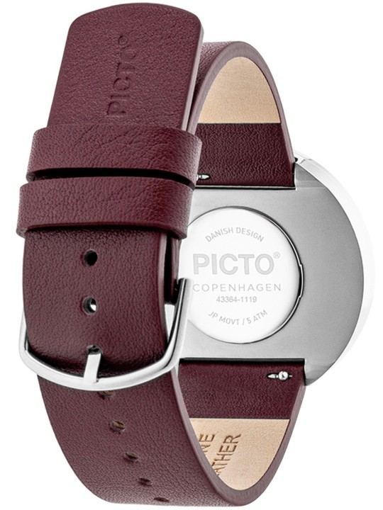 Picto 43364-6420S Unisex Brown Rose 40mm 5ATM