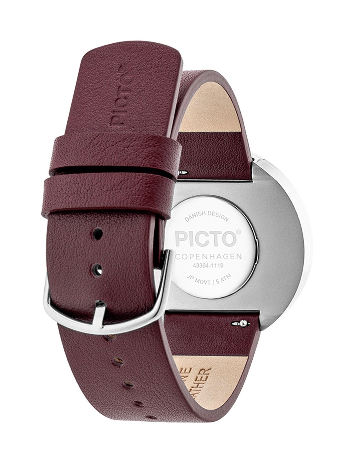 Picto 43364-6420S Unisex Brown Rose 40mm 5ATM