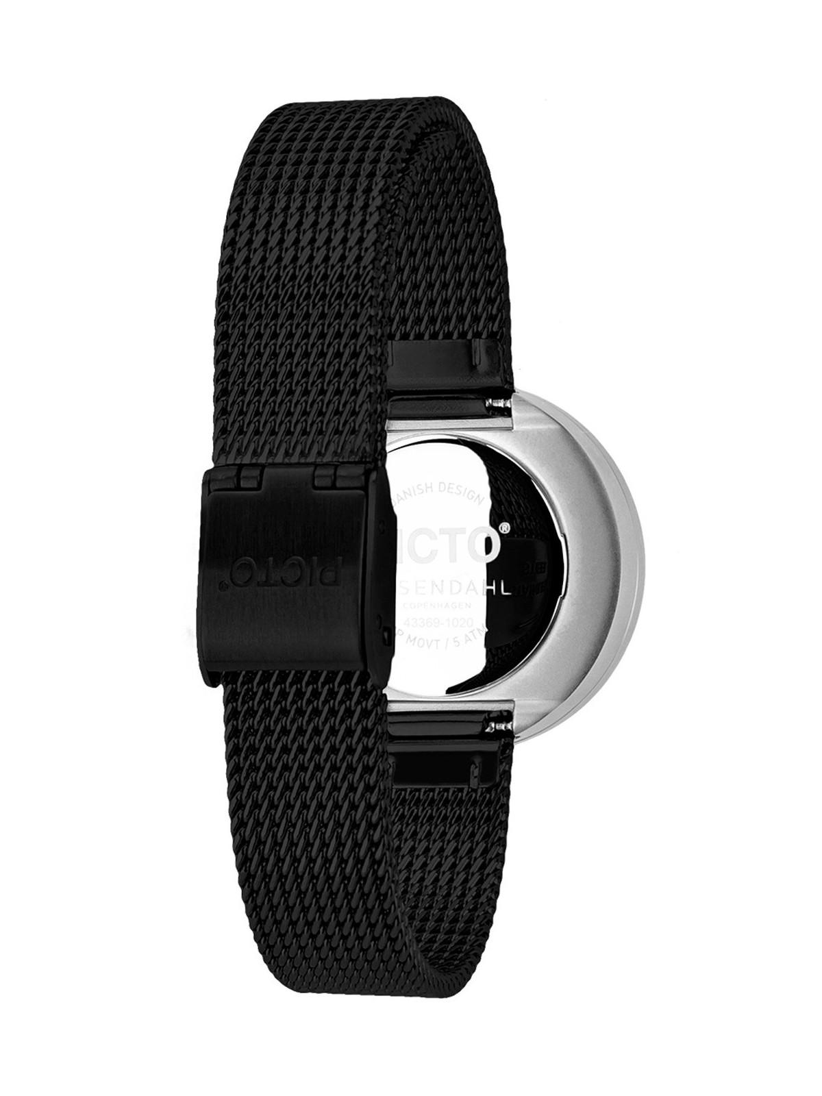 Picto 43369-1012 Ladies Watch Black 30mm 5ATM