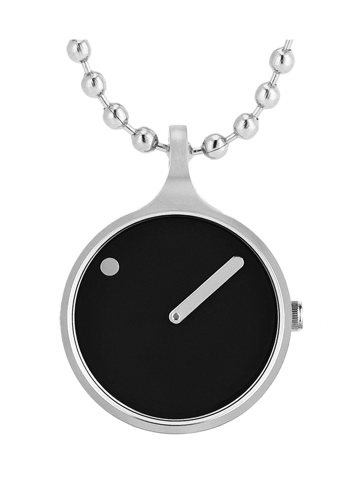 Picto 43369-9012S Ladies Watch Black Necklace 30mm 5ATM