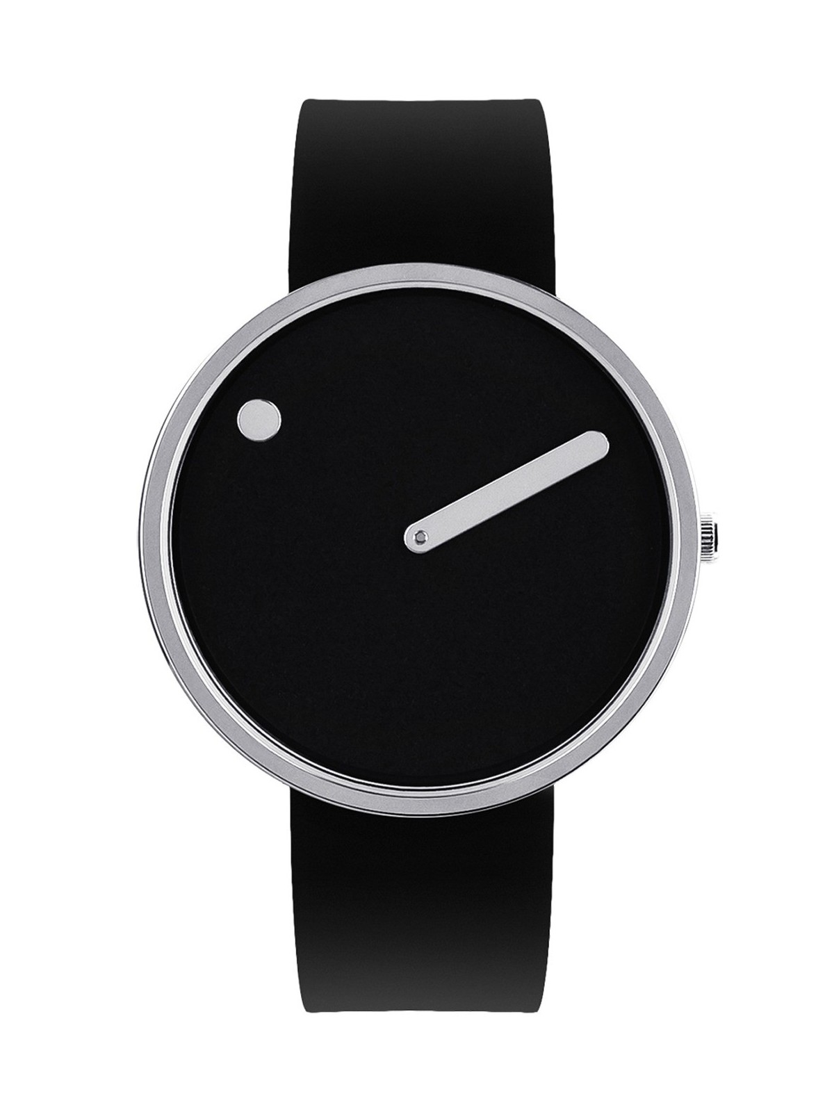 Picto 43370-0120S Black Silicone 40mm 5ATM