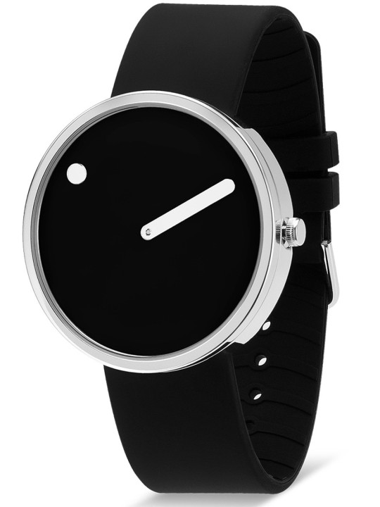 Picto 43370-0120S Black Silicone 40mm 5ATM
