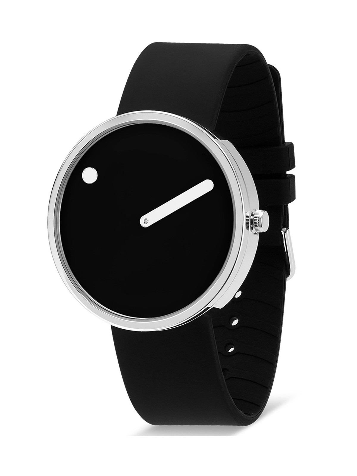 Picto 43370-0120S Black Silicone 40mm 5ATM