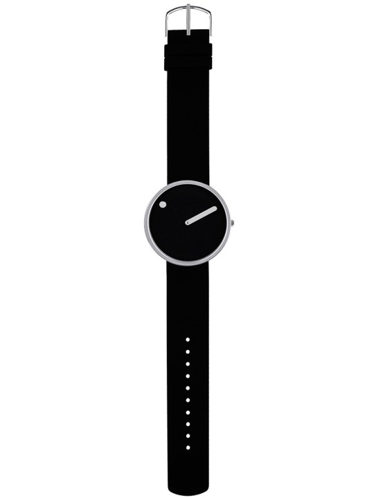 Picto 43370-0120S Black Silicone 40mm 5ATM