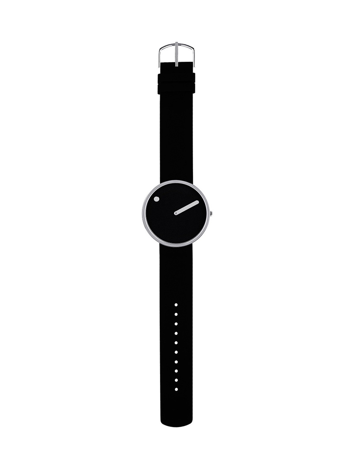 Picto 43370-0120S Black Silicone 40mm 5ATM