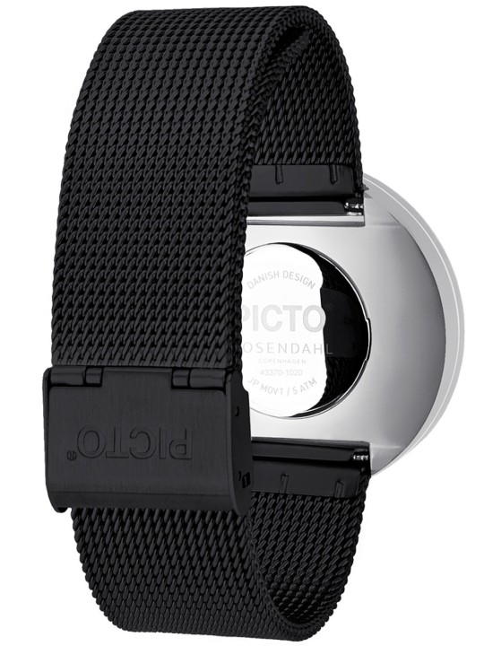 Picto 43370-1020 Matt black 40mm 5ATM