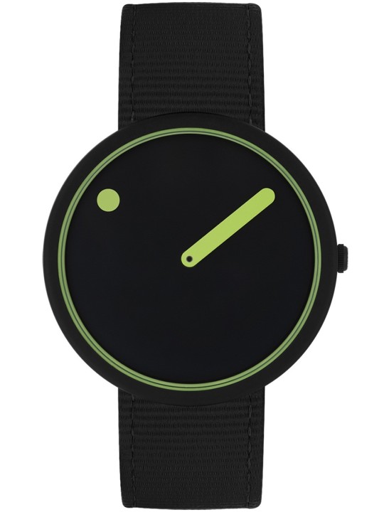 Picto R44023-R006 Manta Ray Black and Paradise Green 40mm ATM