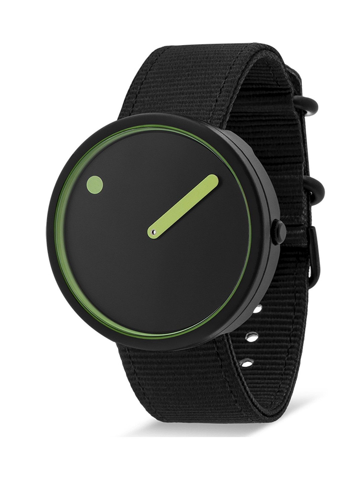 Picto R44023-R006 Manta Ray Black and Paradise Green 40mm ATM