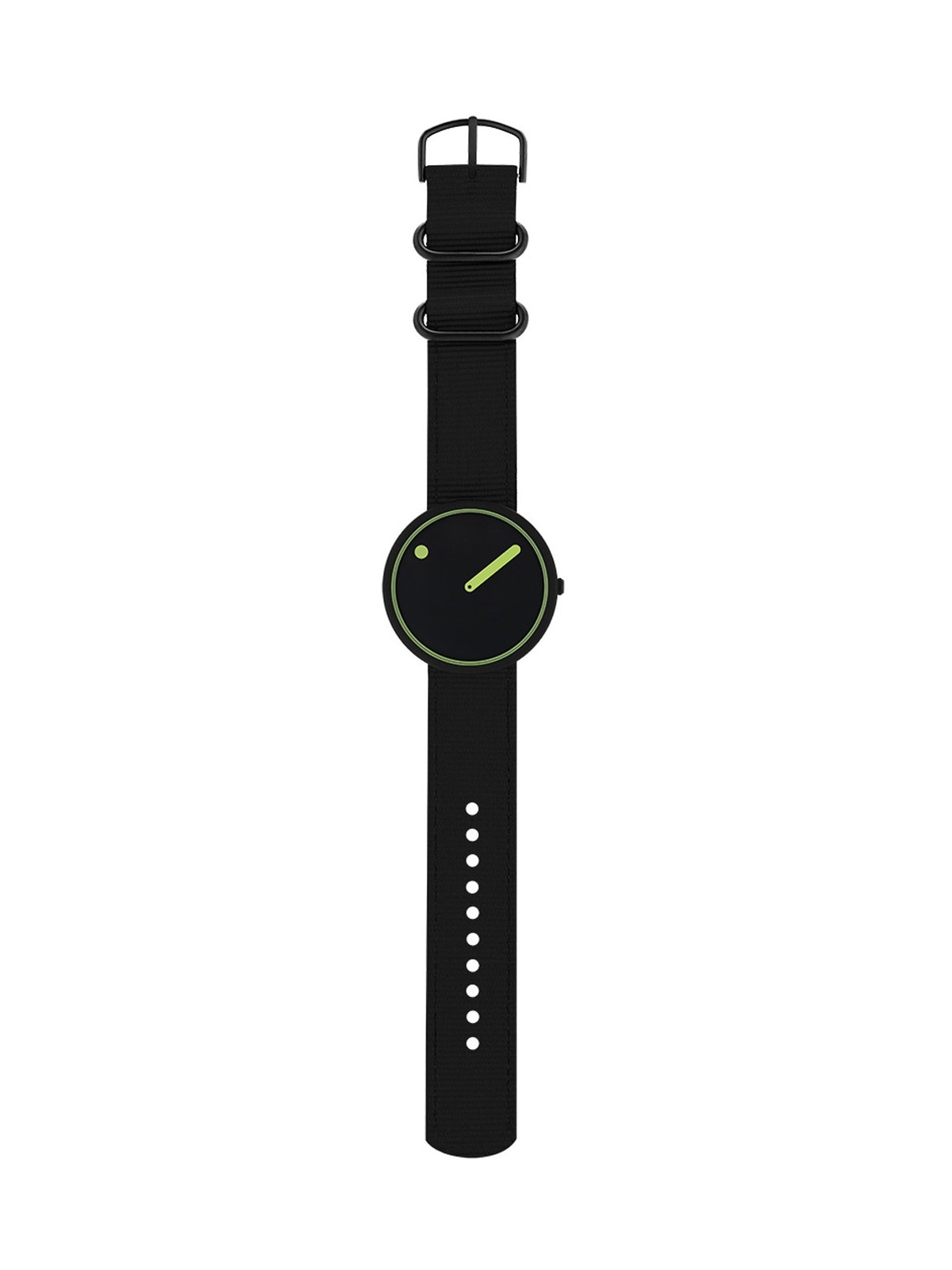 Picto R44023-R006 Manta Ray Black and Paradise Green 40mm ATM