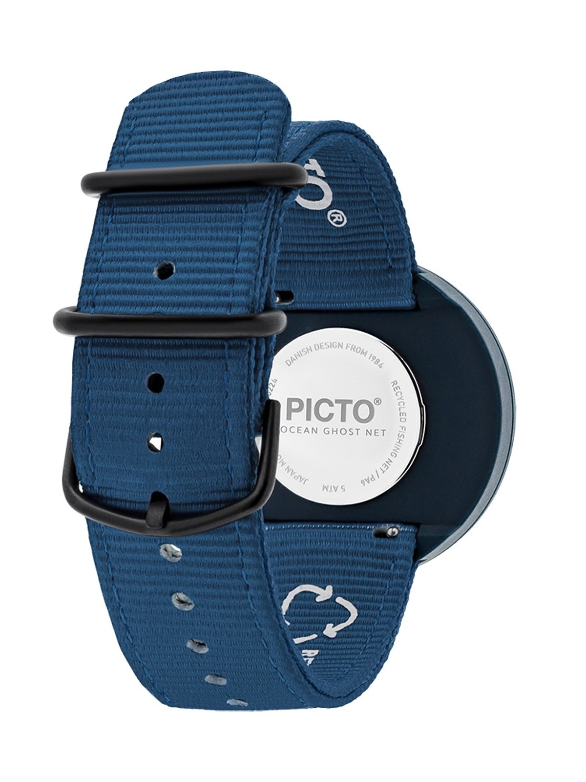 Picto R44025-R003 Deep Blue and Pink Reef 40mm 5ATM