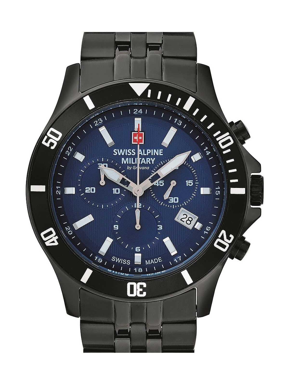 Swiss Alpine Military 7022.9175 chronograph 42mm 10ATM