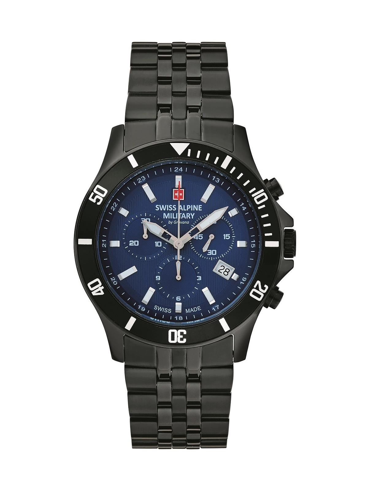 Swiss Alpine Military 7022.9175 chronograph 42mm 10ATM