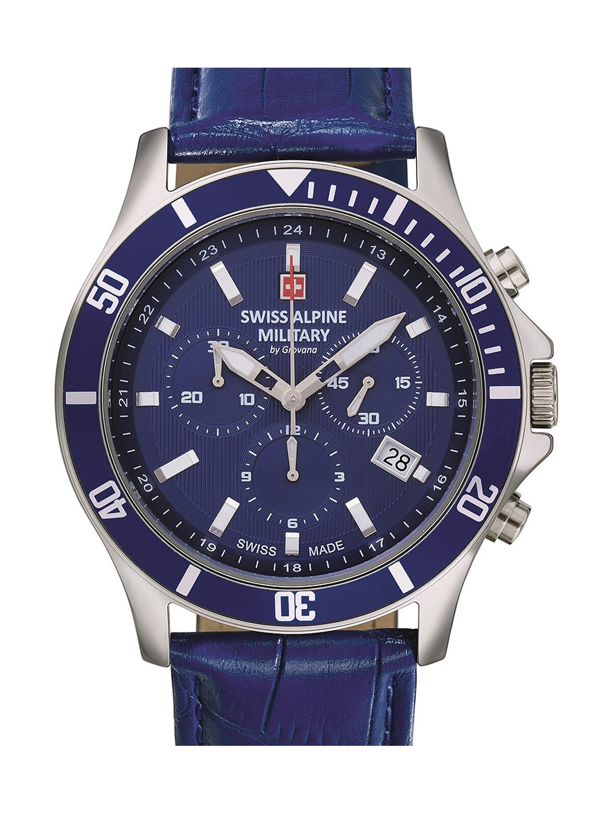Swiss Alpine Military 7022.9535 chronograph 42mm 10ATM