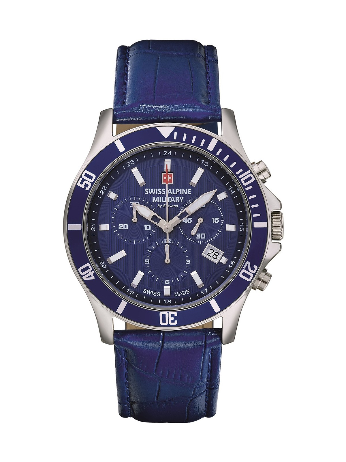 Swiss Alpine Military 7022.9535 chronograph 42mm 10ATM