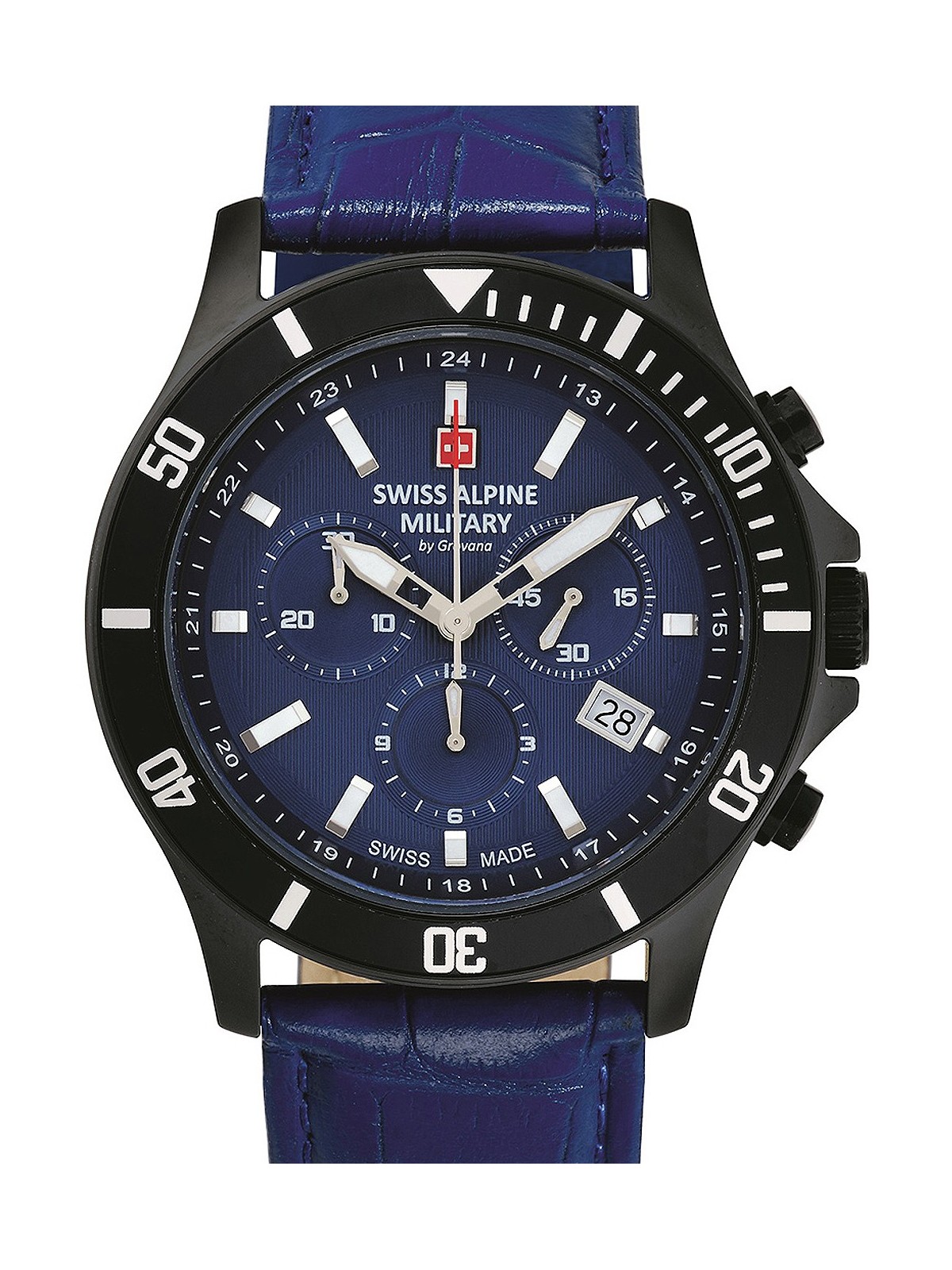 Swiss Alpine Military 7022.9575 chronograph 42mm 10ATM