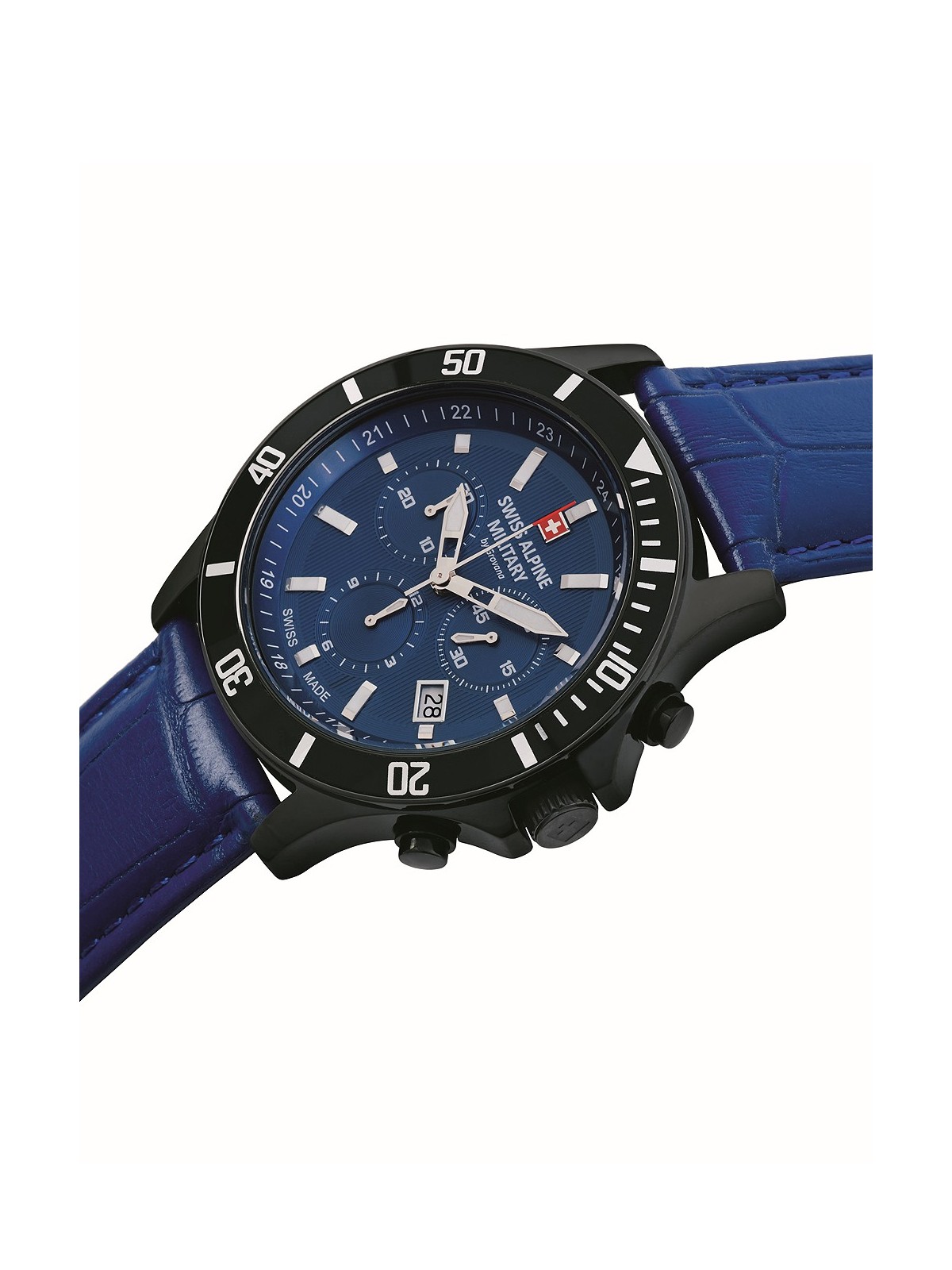 Swiss Alpine Military 7022.9575 chronograph 42mm 10ATM