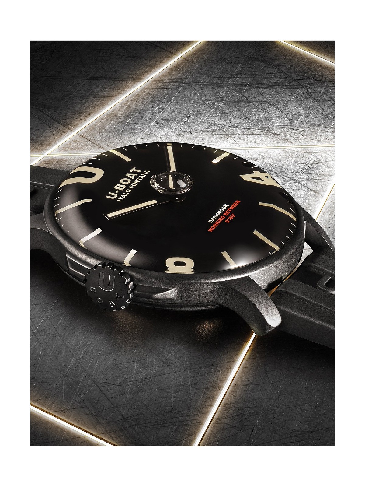 U-Boat 8464/D Darkmoon 44mm IPB 5ATM
