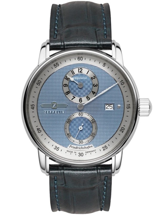 Zeppelin 8522-3 Mens Watch Friedrichshafen Automatic Regulator 42mm 5ATM