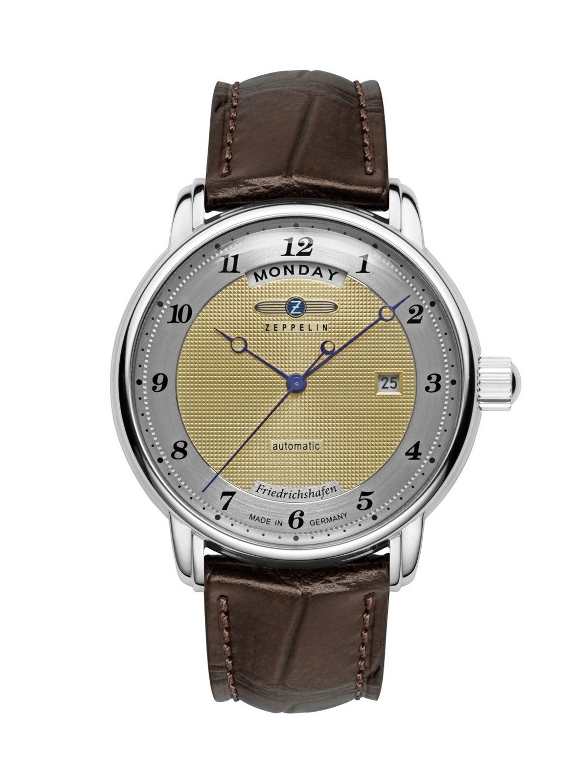 Zeppelin 8562-5 Mens Watch Friedrichshafen Automatic 40mm 5ATM