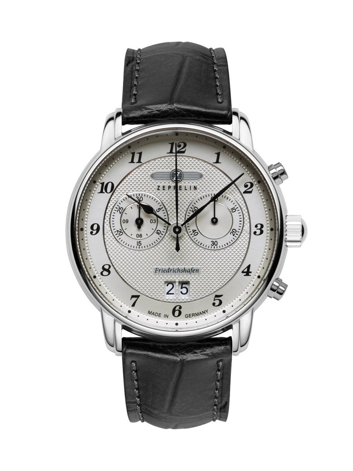 Zeppelin 8584-4 Mens Watch Friedrichshafen Chronograph 40mm 5ATM