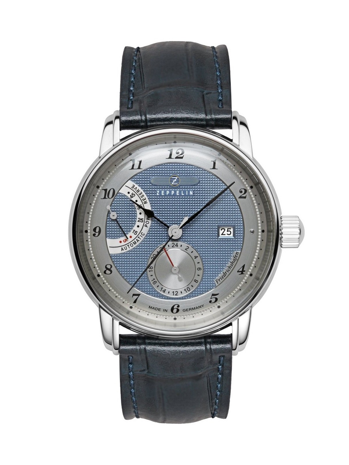 Zeppelin 8590-3 Mens Watch Friedrichshafen Automatic 42mm 5ATM