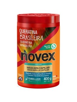 Novex Brazilian Keratin Deep Hair Mask maschera per capelli secchi e danneggiati 400 g donna