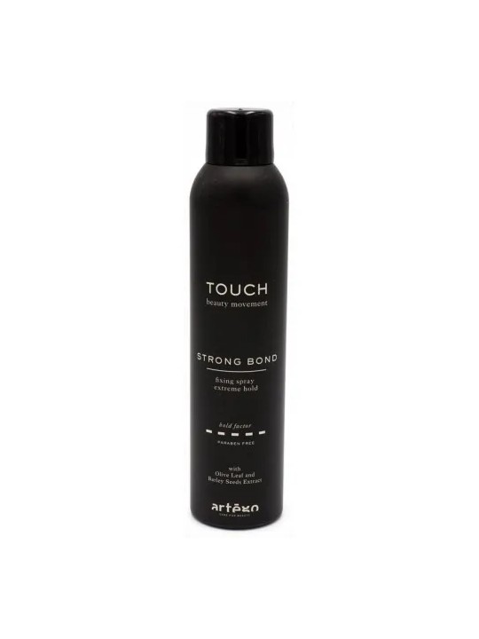 Artègo Touch Strong Bond Fixing Spray lacca per capelli per una fissazione extra forte 250ml unisex Artègo www.essenzetotalstyle
