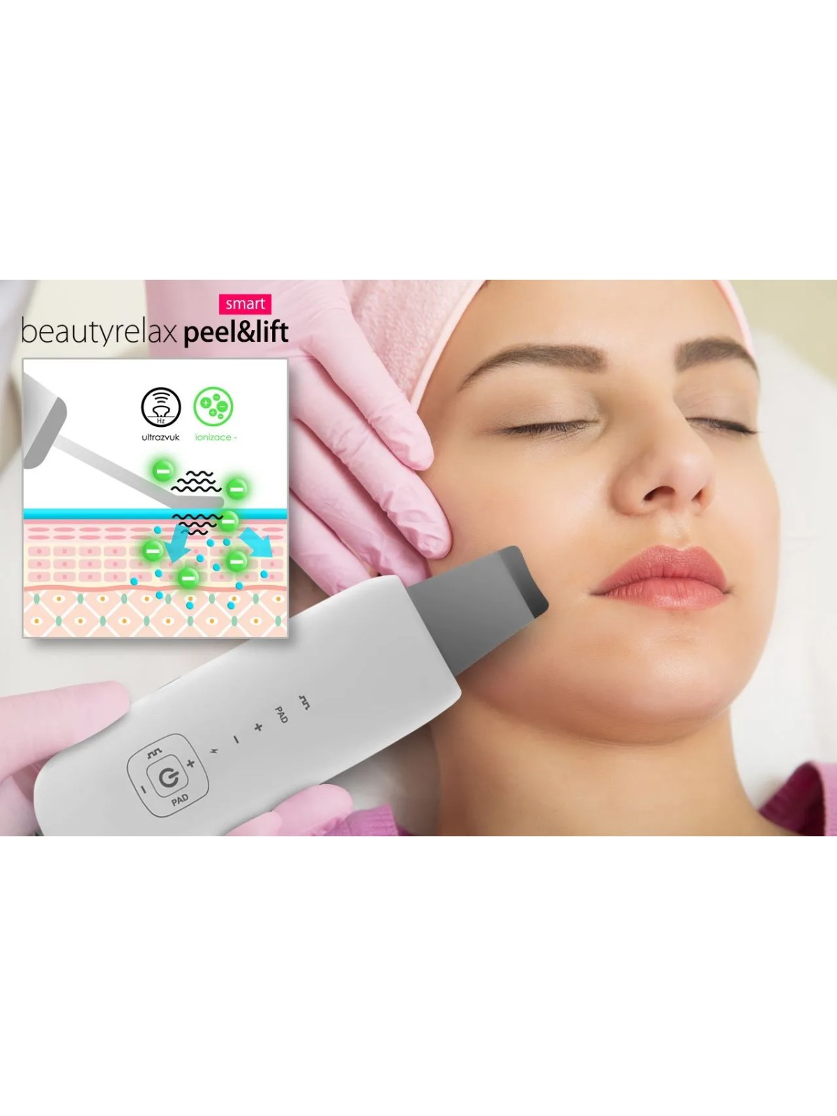 Beautyrelax BR1480 Peellift Smart Spatola per ultrasuoni donna Beauty-relax www.essenzetotalstyle.com 