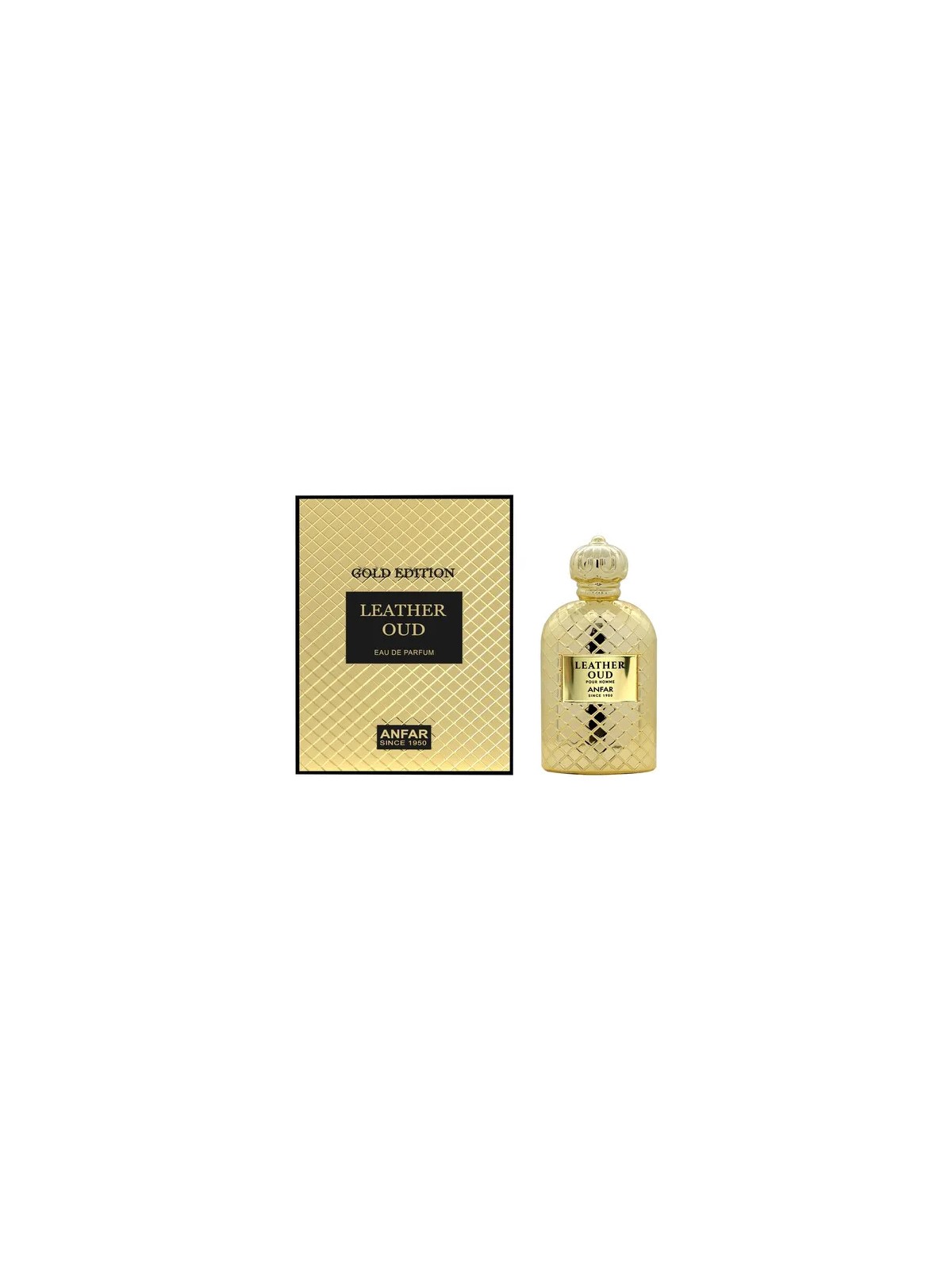 Anfar Leather Oud Gold Edition eau de parfum uomo 100 ml