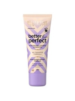 EVELINE Better Than Perfect fondotinta viso idratante e coprente 01 Ivory 30ml