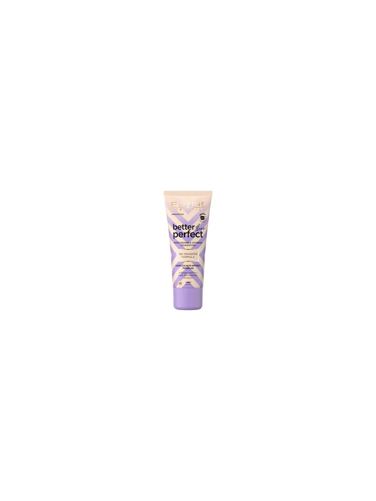 EVELINE Better Than Perfect fondotinta viso idratante e coprente 01 Ivory 30ml