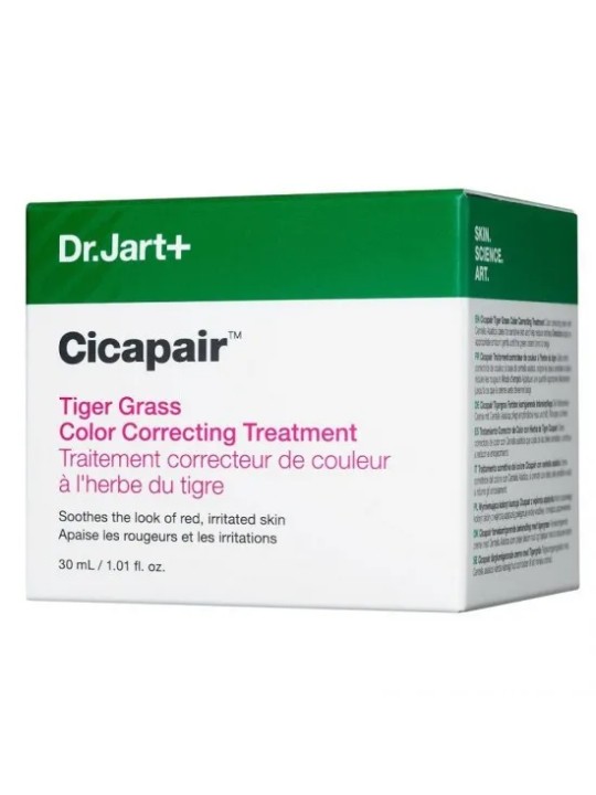 Dr.Jart+ Cicapair™ Tiger Grass Color Correcting Treatment 30ml Crema colorata intensiva che riduce i rossori della pelle donna