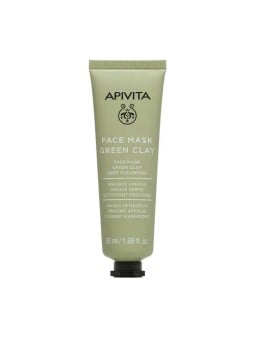 Apivita Maschera Viso Pulizia Profonda con Argilla Verde 50ml Donna