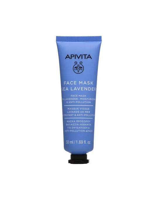 Apivita Maschera Viso Idratante AntiInquinamento con Lavanda Marina 50ml Donna