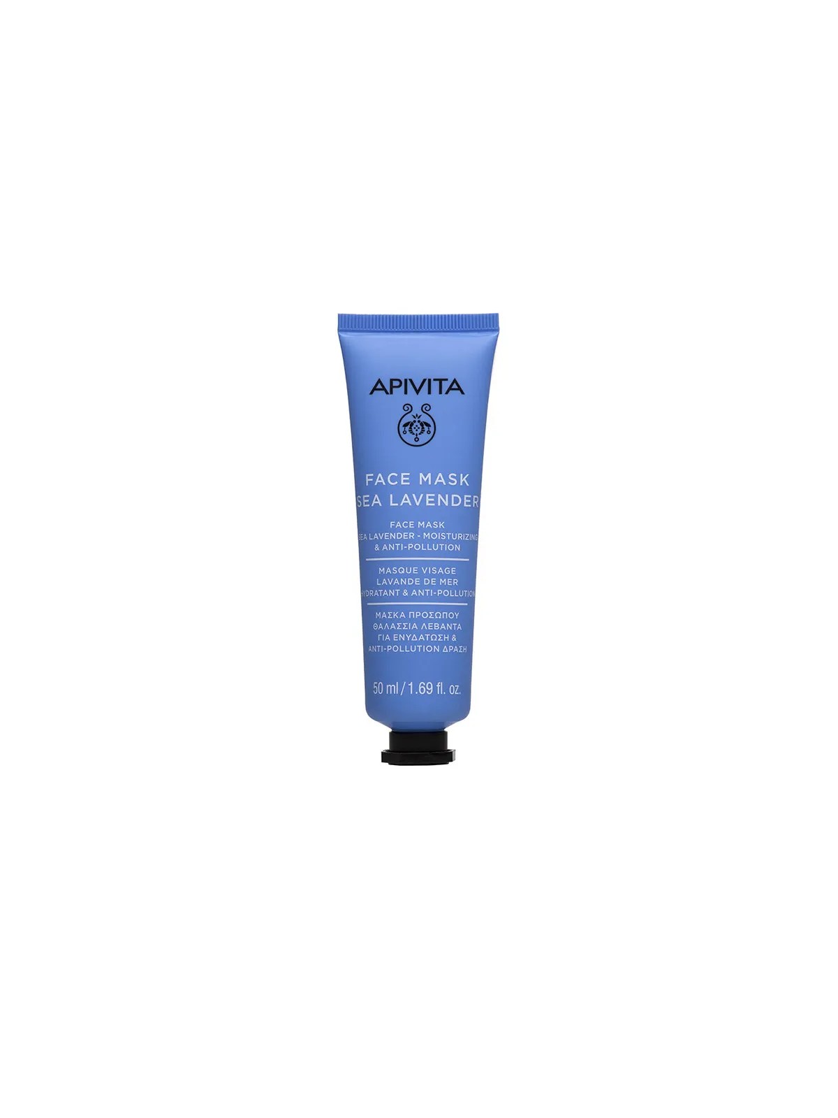 Apivita Maschera Viso Idratante AntiInquinamento con Lavanda Marina 50ml Donna