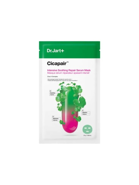 Dr.Jart+ Cicapair™ Intensive Soothing Repair Serum Mask 25 g Maschera in tessuto lenitiva donna