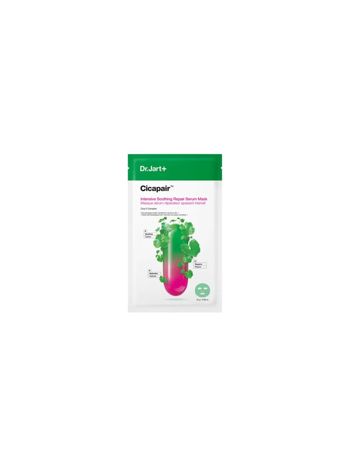 Dr.Jart+ Cicapair™ Intensive Soothing Repair Serum Mask 25 g Maschera in tessuto lenitiva donna
