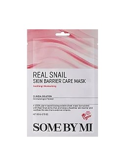 Some By Mi Real Snail Skin Barrier Care Mask 20 g Maschera in tessuto rinforzante donna