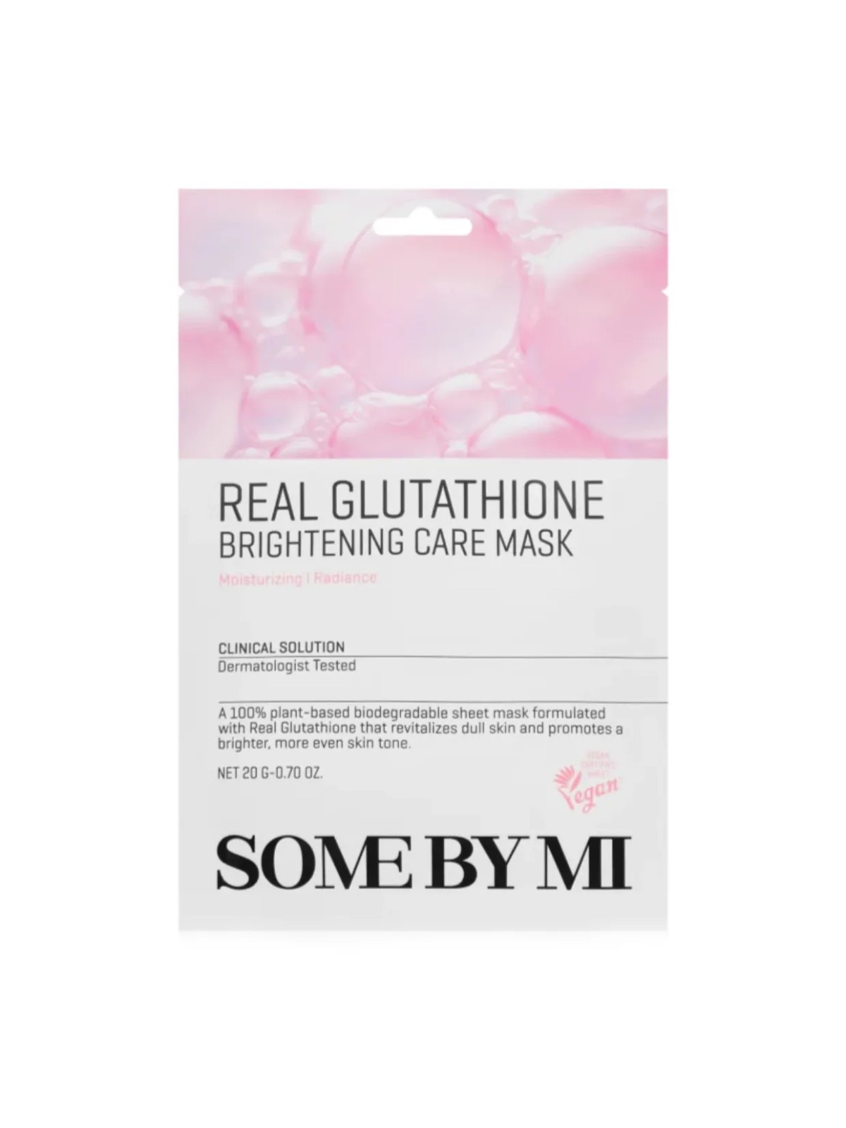 Some By Mi Real Glutathione Brightening Care Mask 20 g Rozjasňujúca textilná maschera donna
